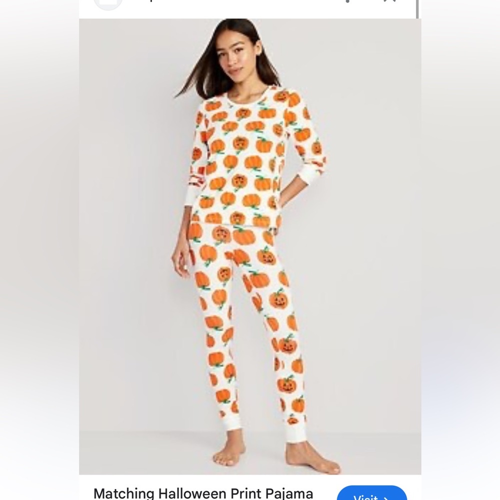 Old Navy Pumpkin Print Women’s Pajamas